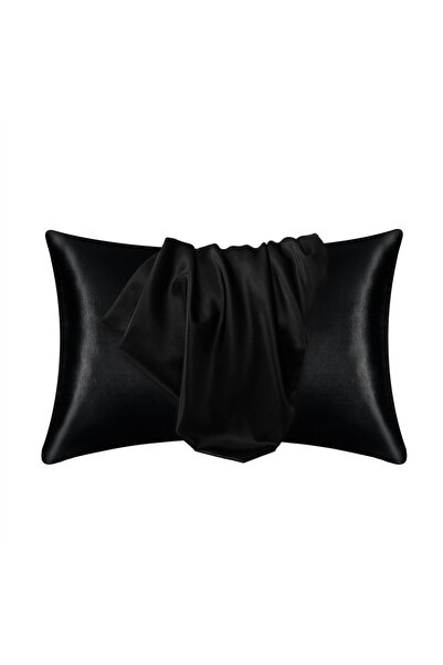 Choice 51cm 76cm Black Pillowcase Pillow Cover Silky Satin Hair Beauty Pillow Case Comfortable Pillow Case