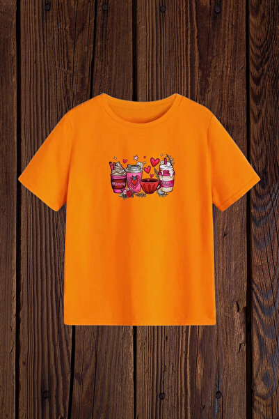 Wish BF Tricou pentru copii cu imprimeu Heart Drink pentru fete și băieți