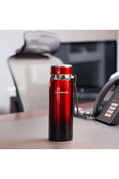 Olsenmark Stainless Steel Vacuum Bottle, 1000ml, Double Wall, OMVF2486