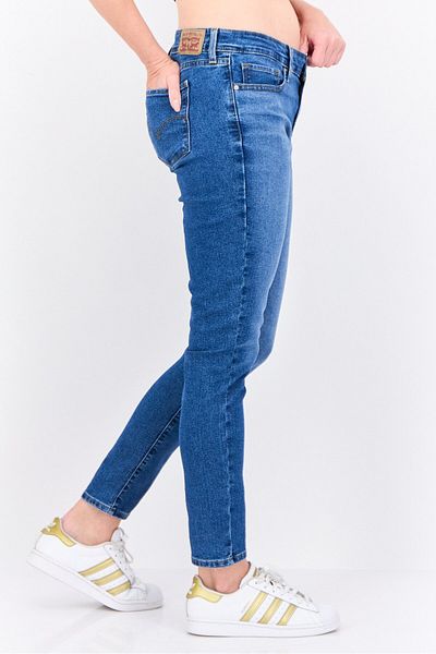 Levi's Women Skinny Fit Washed Stretchable Jeans, Blue