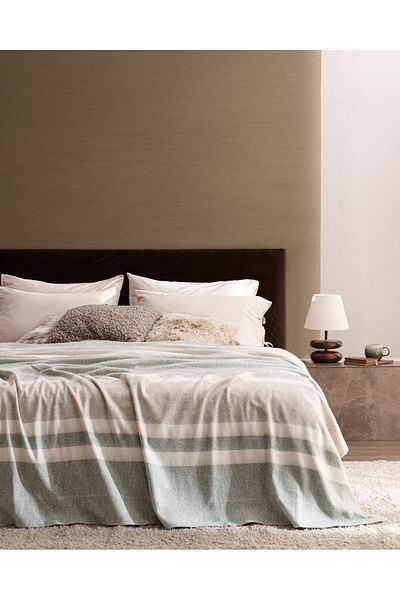 Madame Coco Origny Double Blanket - Khaki Color