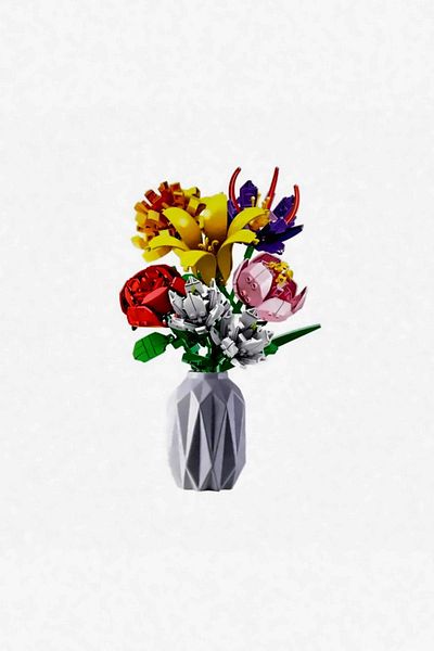 OMZ Lx Yellow Flower Bouquets - C0281 92502, 103 Pieces, Educational Toy for Boys and Girls