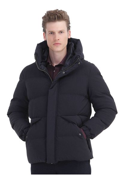 Ramsey Marineblauer Webmantel