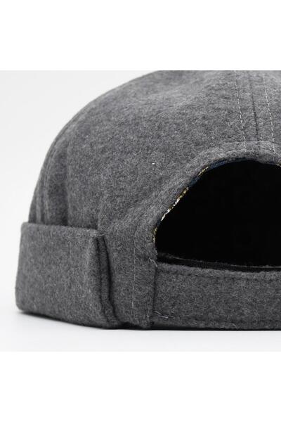 şapkadan Etnik Desen Kısa Docker Şapka Vintage Cap Kasket