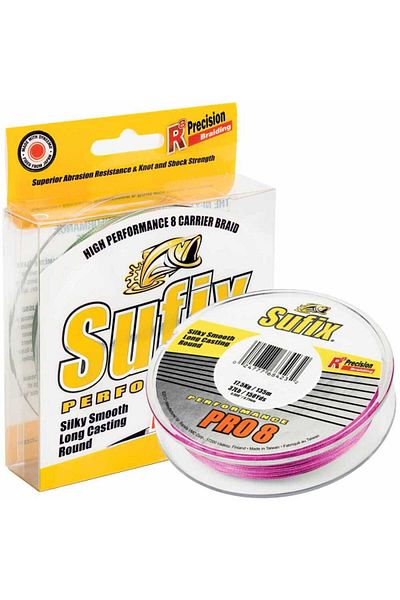 SUFIX Performance Pro8 Ip Fishing Line Pınk 0.27mm - 135Mt - 22kg