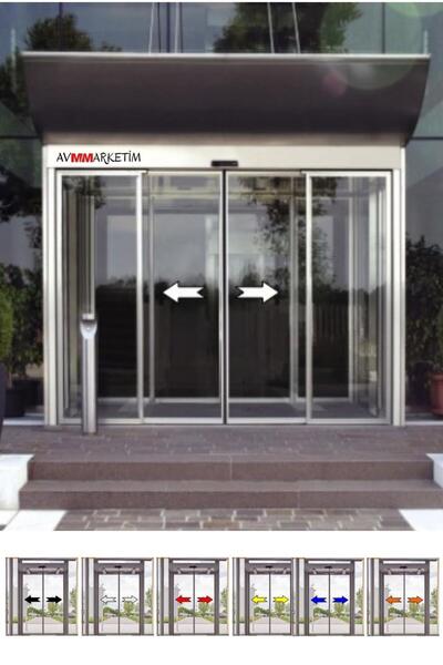 Hellove Otomotik Kapılar İçin Açılır Yöne Doğru OK İşareti Sağ Sol Kapı İçin ...