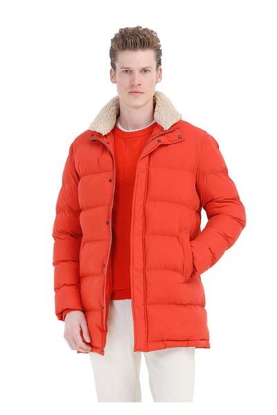 Ramsey Orangefarbener Webmantel