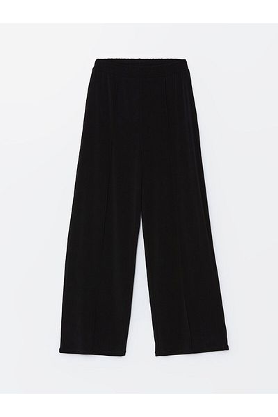LC Waikiki Pantaloni de damă cu talie elastică cu picioare largi
