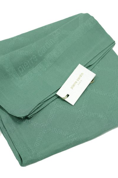 Pierre Cardin Φουλάρι Lyocell Monogram - 1080900-951 - Πράσινο Πεύκο