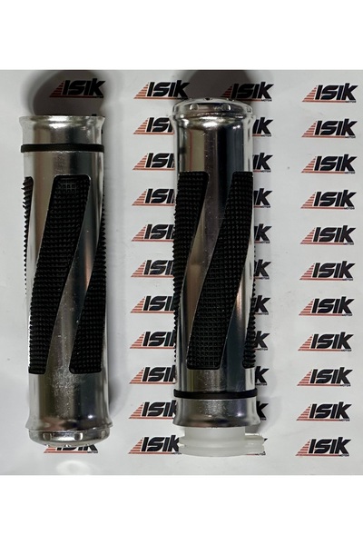 Universal Motorsiklet Elcik Krom Siyah ( Chopper 22 Mm uyumlu )