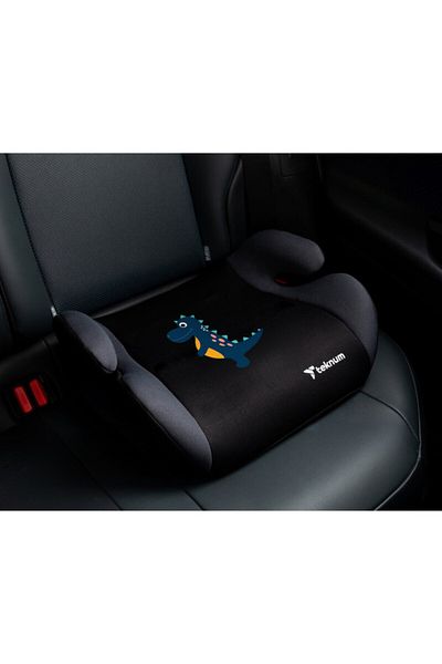 TEKNUM Happy Dinosaur Car Seat Booster - Grey