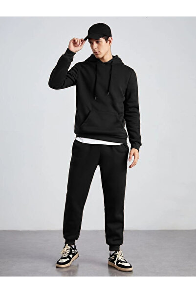 CMZ COLLECTİON Set de trening pentru bărbați, simplu, supradimensionat, cu 3 ...