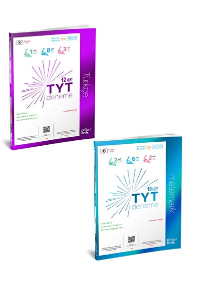 Üç Dört Beş Yayıncılık 345 Tyt 12’li Türkçe Deneme 2023 + Yks Tyt Matematik 1...