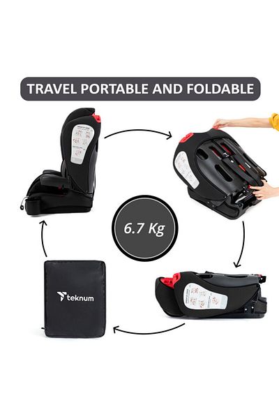TEKNUM Teknum Pack and Go Foldable Car Seat Black