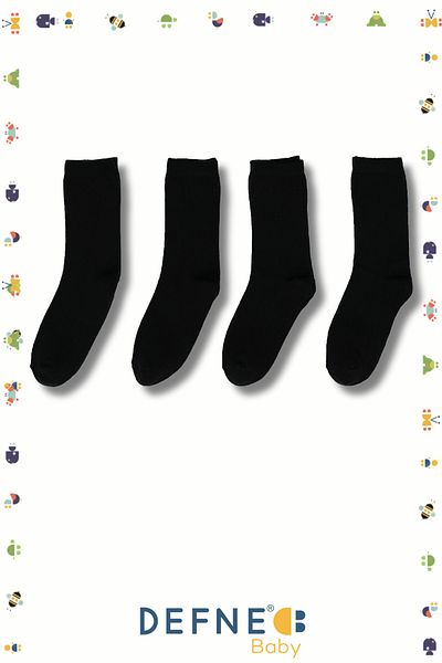 Defne Baby 4 Pairs of Boy's Socks