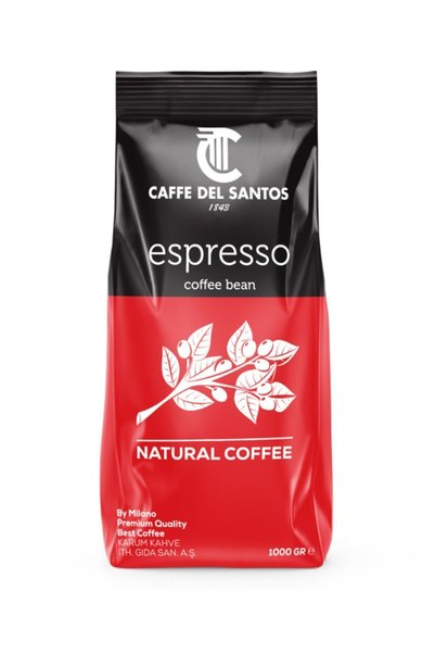CAFFE DEL SANTOS Espresso Red 1000Gr Core Coffee