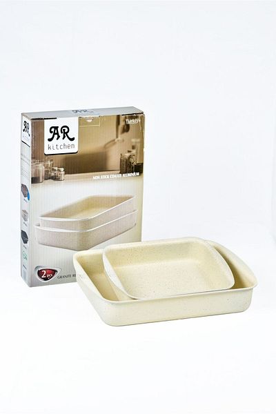 AR-Kitchen Non Stick-granite- Rectangular Tray - Made In Türkiye