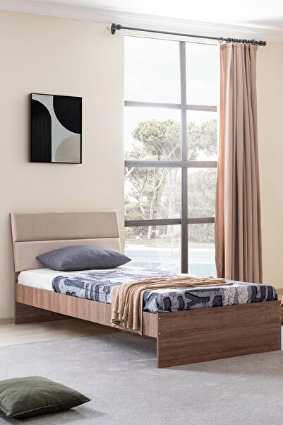 Setay Karyola, Milano Kumaş Başlıklı Karyola 100x200 Cm