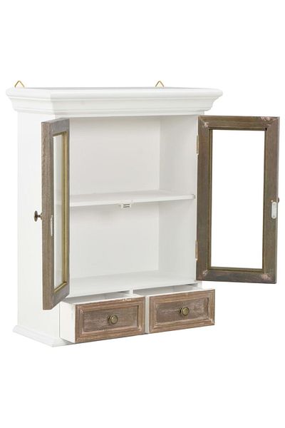 vidaxl Wall Cabinet White 49x22x59 cm Engineered Wood