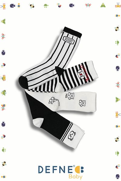 Defne Baby 4 чифта чорапи до глезена за момчета