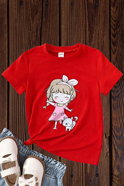 Wish BF تي شيرت بناتي مطبوع