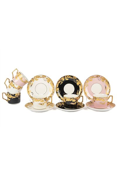 Mikasa Moor Elegance Set of 6 100Cc Coffee Cups