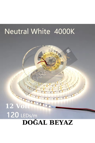 ankarateknik Şerit Led Metrede 120 Led Smd Chip 5 Metre Rulo / 12 Volt