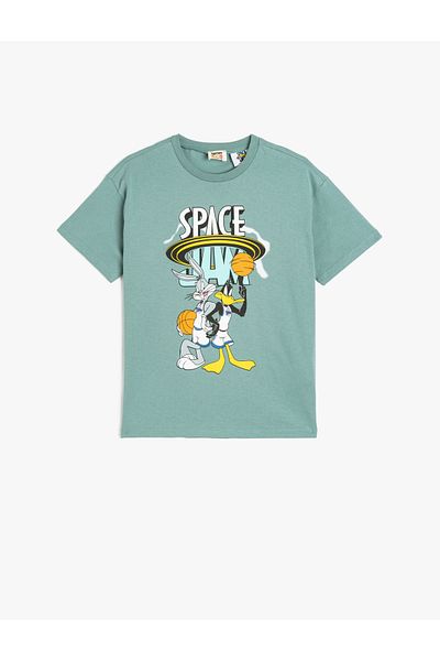 Koton Tricou din bumbac cu mânecă scurtă cu imprimeu Space Jam