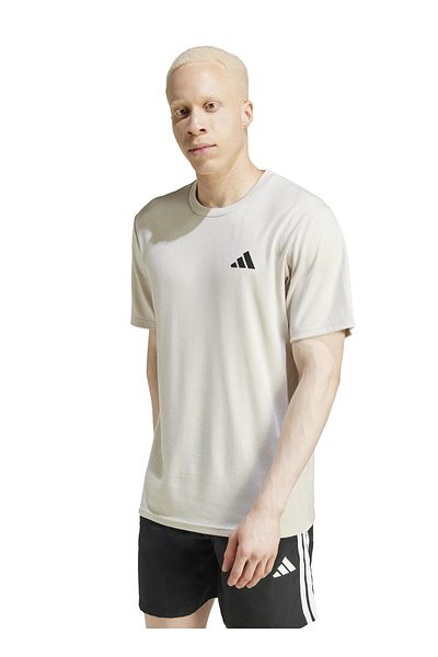 adidas Ανδρικό μπλουζάκι JC7736 TR-ES FR NOV T Λευκό στρογγυλό λαιμόκοψη κανονική εφαρμογή