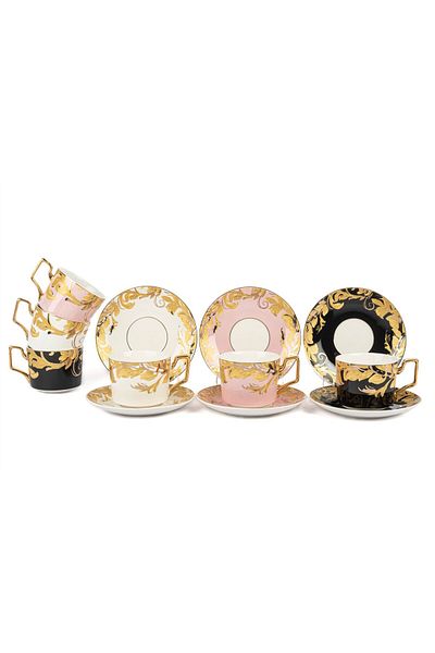Mikasa Moor Elegance Set of 6 230Cc Teacups