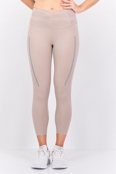 adidas Women Sportswear Fit Pull-On Running Leggings, Beige