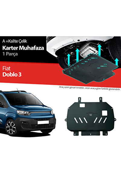Tunax Fiat Doblo Çelik Karter Muhafaza Koruma 2023 2024 2025