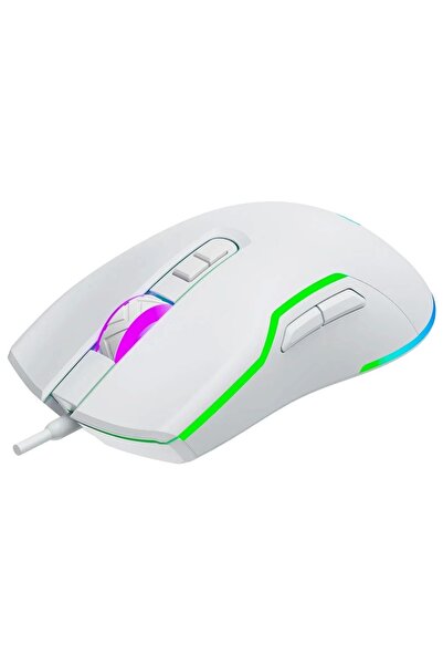 GAMEBOOSTER M18 Inferno 2.4ghz RGB Aydınlatmalı Beyaz Profesyonel Gaming Mouse