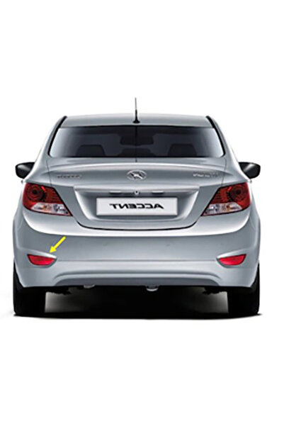 gkl Hyundai Accent Blue Arka Tampon Sol Reflektör Ve Üstü 2011