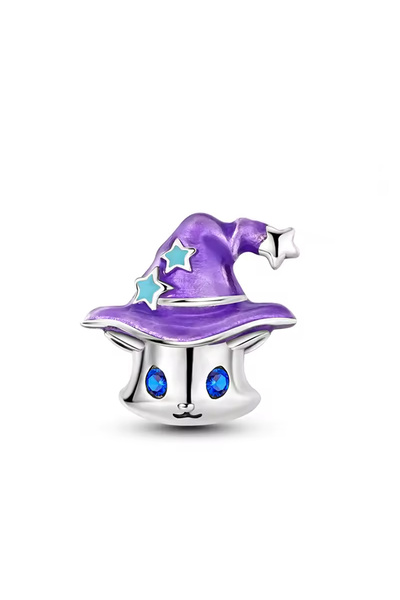 Fubena Cute Sorcerer Silver Charm
