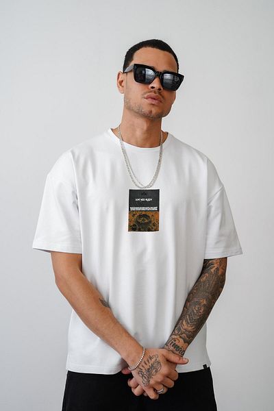 king brich Μπλουζάκι Unisex με στάμπα μεγάλου μεγέθους Dont Need Reason