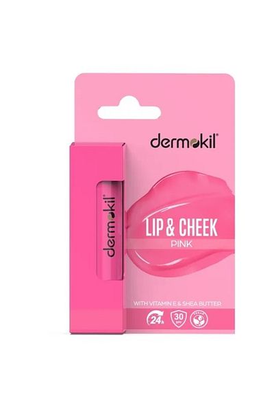Dermokil 30 Spf Pink Colored Lip and Cheek Moisturizing Care Cream