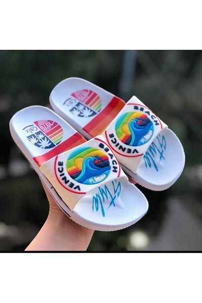 Pandalina Boy Child Slippers Anti-Slip Sole Child Beach Sea Pool Bathroom Slippers