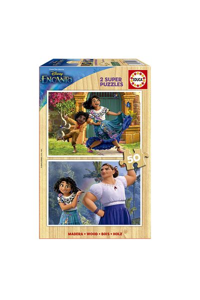 EDUCA Children's Puzzle 2X50 Pieces Encanto Disney Madera 19198
