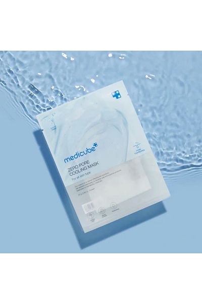 Medicube Zero Pore Cooling Mask Niacinamide-Infused Pore Care Mask for Hydration & Sebum Control