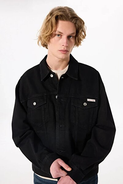 Calvin Klein Erkek Ls 90'S NS Denim Erkek Ceket - Siyah