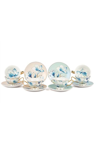Mikasa Moor Pansy Set of 6 200Cc Teacups