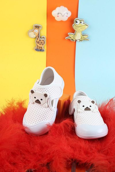 Moda Lime Sandale pentru copii unisex - colorate, ursuleț, model nou
