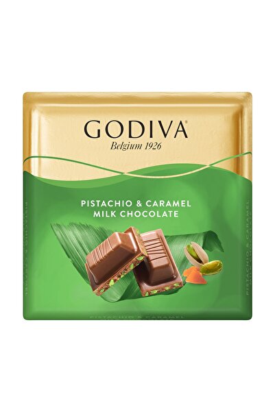 Godiva Antep Fıstıklı & Karamelli Sütlü Çikolata Kare 60g x 6 adet