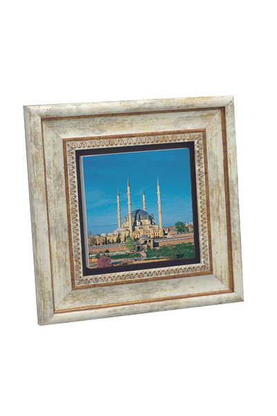 Sadrazam Pictură cu piatră naturală imprimată Edirne Selimiye 20x20 Krt-164