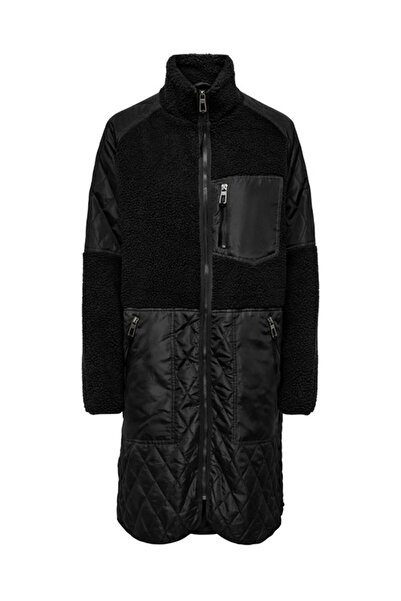 ONLY Жіночий плюшевий капюшон з капюшоном 15292944 Чорний