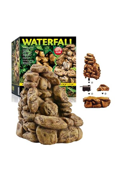 Exo Terra Çakıl Taşı Yüzeyli Şelale 19x21,5x18,5 Cm