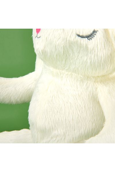 Evidea Soft Sleeping Rabbit Figured Pillow - White - 20X35 cm