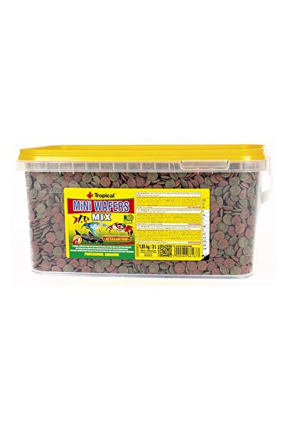 Tropical Mini Wafers Mix 3lt 1,14kg - Vatoz Ve Çöpçü Balığı Yemi