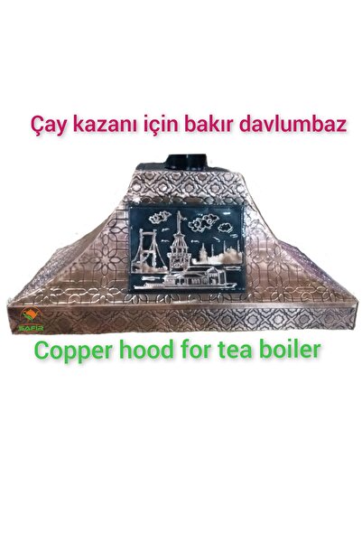 SAFİR ÇAY KAZANLARI 110 cm Bakır Davlumbaz Boğaziçi Model Bakır Davlumbaz 4 g...